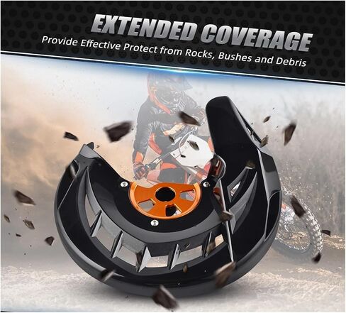 متوافق مع EC 300 2021-2025 EC 250 EC350F MC 125 MC250F MC450F EXF 250 300 Front Brake Disc Guard ES 350 500 EW500F 2024-2025 (Red) in Saudi Arabia