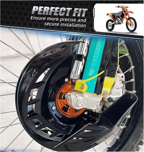 متوافق مع EC 300 2021-2025 EC 250 EC350F MC 125 MC250F MC450F EXF 250 300 Front Brake Disc Guard ES 350 500 EW500F 2024-2025 (Red) in Saudi Arabia