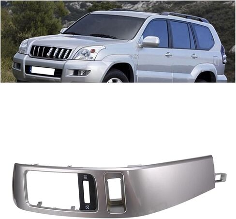 2PCS CARS CAMPYLER Outlet Outlet Frame A/C Plate Plate Plane متوافق مع Toyota Land Cruiser Prado 120 متوافق مع Lexus GX470 2003-2009 in Saudi Arabia