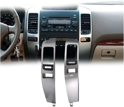 2PCS CARS CAMPYLER Outlet Outlet Frame A/C Plate Plate Plane متوافق مع Toyota Land Cruiser Prado 120 متوافق مع Lexus GX470 2003-2009 in Saudi Arabia