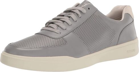 حذاء رياضي رجالي من Cole Haan Grand Crosscourt Modern PERF، عاجي/فضي، 10.5 in Kuwait