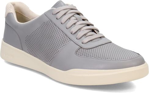 حذاء رياضي رجالي من Cole Haan Grand Crosscourt Modern PERF، عاجي/فضي، 10.5 in Kuwait