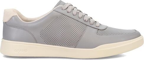 حذاء رياضي رجالي من Cole Haan Grand Crosscourt Modern PERF، عاجي/فضي، 10.5 in Kuwait