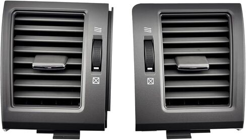 متوافق مع Toyota Land Cruiser 200 LC200 2008 2009 2010-2015 GRILL CAR A/C Air Completer Outlet Air Fresh Grill Outlets (Middle-Silver) in Saudi Arabia