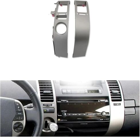 2PCS Front Dashboard Vent Panel Compatible For Toyota Prius 2004-2009 Air Conditioner Outlet Frame in Saudi Arabia