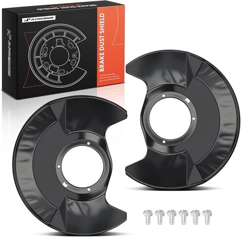 A-Premium الأمامي السائق ودرع غبار الفرامل الجانبي A-Premium متوافق مع نماذج هوندا-CR-V CRV 2005 ، مجموعة 2-PC in Saudi Arabia