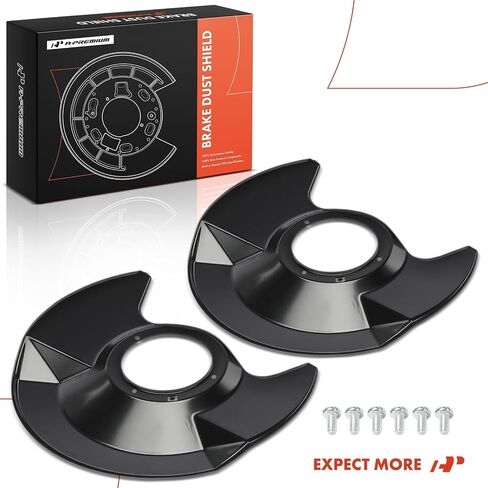 A-Premium الأمامي السائق ودرع غبار الفرامل الجانبي A-Premium متوافق مع نماذج هوندا-CR-V CRV 2005 ، مجموعة 2-PC in Saudi Arabia