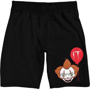 Bioworld IT (2017) Pennywise with Balloon Men's Black Graphic Sleep Shorts in Saudi Arabia