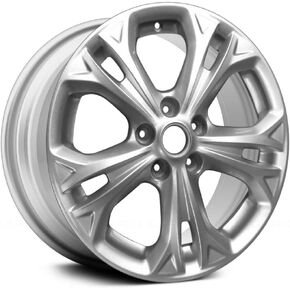 Part Synergy استبدال Double 5 -Spoke Silver 17x7.5 Allooy Factory Wheel - Reman for Ford Fusion 2012 Aluminium Silver - OE استبدال in Saudi Arabia