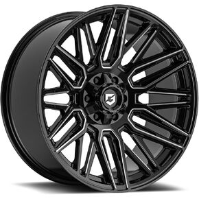 Gear Off Road 770BM 20x9 ، ET +18 ، PCD 6x135/6x5.50 ، CB 106.2 Gloss Black Milled ، 770BM-2096818 in Kuwait