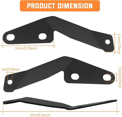 Samman Ditch Light Mount LED Pod Hood Light Mounting Brackets Compatible with Toyota 4Runner 2010+ in Saudi Arabia