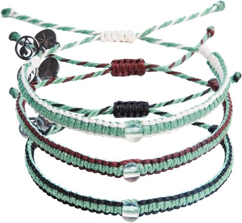 4Ocean Mangrove One-Bead Braided Bracelet - Removes 1 Pound of Ocean Plastic - Adjustable, Unisex, Handcrafted from Recycled Materials - Supports Mangrove Restoration in Saudi Arabia