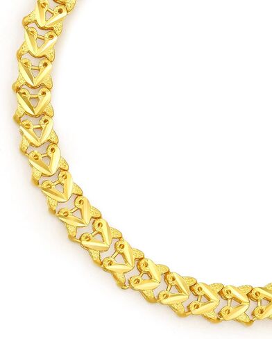 Sang Sang Sang 999.9 24K سوار ذهبي صلب 24K. 6.6 "، (17 سم) in Saudi Arabia