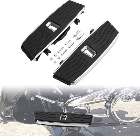 TCMT Rear Passenger Airflow Footboard Floorboard Fit For Harley Touring CVO Road King Electra Street Road Glide FLHTC FLHT FLTR FLHTCU FLHR FLHRC FLHRS FLHX FLHTCUTG FLHTK 1993-2025 in Saudi Arabia