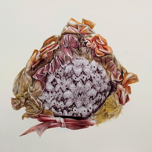 The Secret Voice – Original Fine Art Drawing | Large 36x28 in Color Pencil Artwork on Paper | One-of-a-Kind Contemporary Surreal Wall Art by Artist Lisyanet Rodríguez in Saudi Arabia