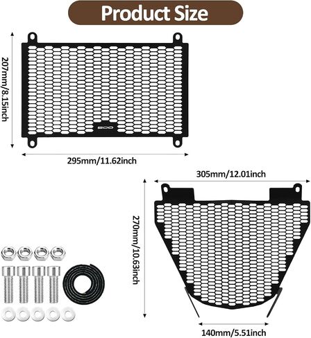 Radiator Cover Grille Guard Protection Compatible with Kawasaki Ninja 500 Ninja500 Z500 SE ABS 2024 2025 in Saudi Arabia