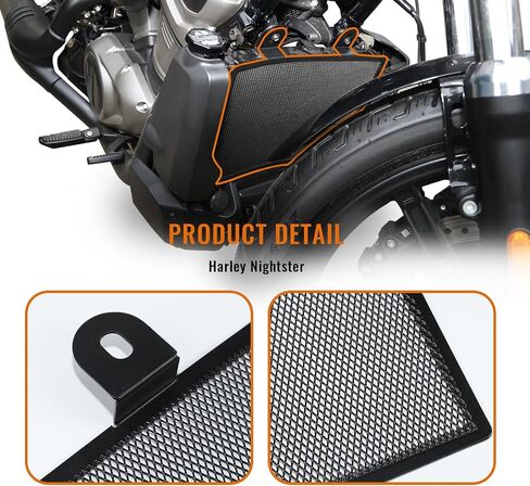 غلاف المبرد واقي شبكة Nightster RH975 ، شبكة حماية تغطية المبرد الأسود ، شبكة واقية من دبابة Harley Nightster RH975 2022-2024 RH975S 2023-2024 الملحقات in Saudi Arabia