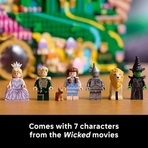 LEGO Wicked Emerald City Wall Art Building Set for Adults - Wall Decor for Living Room, Bedroom, or Dorm - Collectible Wicked Merch for Movie Fans - Gift Ideas for Women & Men, Ages 18+ - 75685 in Saudi Arabia