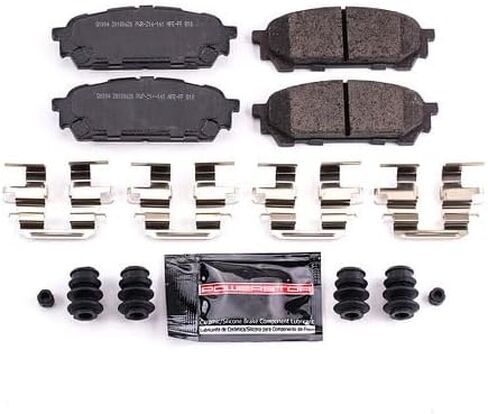 Power Stop Z23-1004 Z23 Z23 Evolution Sport Carbon Carbon Carbon Confles Fade Brake Brake مع الأجهزة in Saudi Arabia