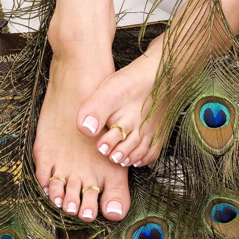 3pcs Toe Rings for Women, 3 Styles Adjustable Open Toe Ring Set Summer Beach Foot Jewelry Fashionable Women's Accessories (Gold) in Saudi Arabia