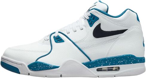 Nike Men's Air Flight 89 Basketball Shoes, White/Silver-White, 9 M US in Saudi Arabia