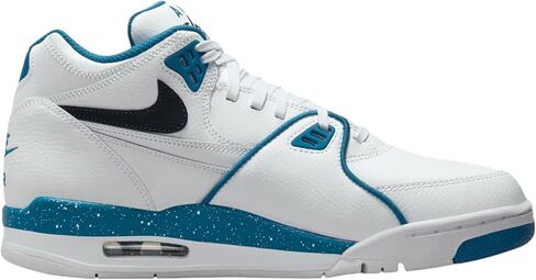 Nike Men's Air Flight 89 Basketball Shoes, White/Silver-White, 9 M US in Saudi Arabia