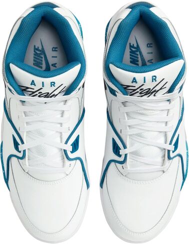 Nike Men's Air Flight 89 Basketball Shoes, White/Silver-White, 9 M US in Saudi Arabia