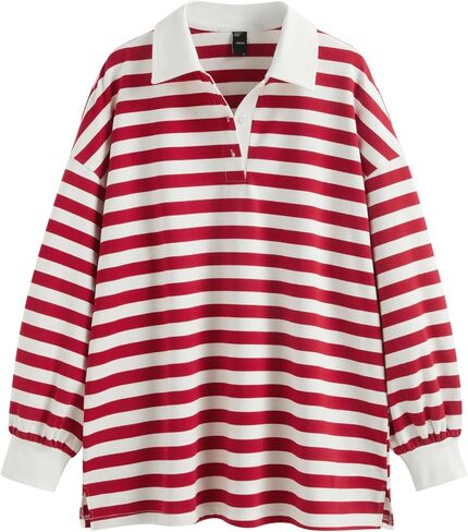 Cider Women Women Polo Sweatshirt Long Long Y2K Rucby Dorts عرضة ضجة كبيرة الحجم in Saudi Arabia