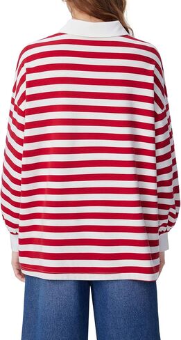 Cider Women Women Polo Sweatshirt Long Long Y2K Rucby Dorts عرضة ضجة كبيرة الحجم in Saudi Arabia