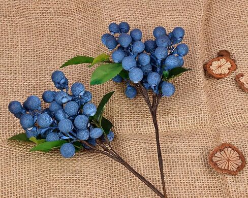 DS. DISTINCTIVE STYLE Artificial Blueberries 4 Pieces Lifelike Faux Fruit Berries Fake Flowers for Decoration (Blue) in Saudi Arabia