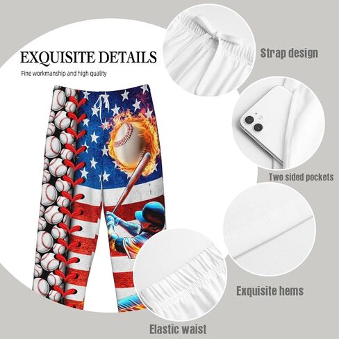 Funny Men's Lounge Pajama Pants Cute Soft Ultra Lightweight Sleepwear Bottom Pants with Pocket Drawstring in Saudi Arabia