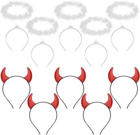Lyrow Angel Devil Horn Headbands for Halloween Cosplay Christmas Party in Saudi Arabia