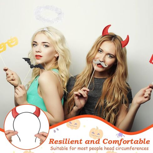 Lyrow Angel Devil Horn Headbands for Halloween Cosplay Christmas Party in Saudi Arabia