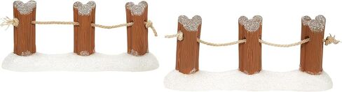 Department 56 Disney Village Accessories Mickey Mouse Ear Wharf Fencing Figurine Set, 1.5 Inch, Multicolor in Saudi Arabia