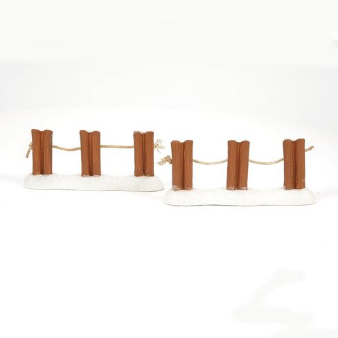 Department 56 Disney Village Accessories Mickey Mouse Ear Wharf Fencing Figurine Set, 1.5 Inch, Multicolor in Saudi Arabia