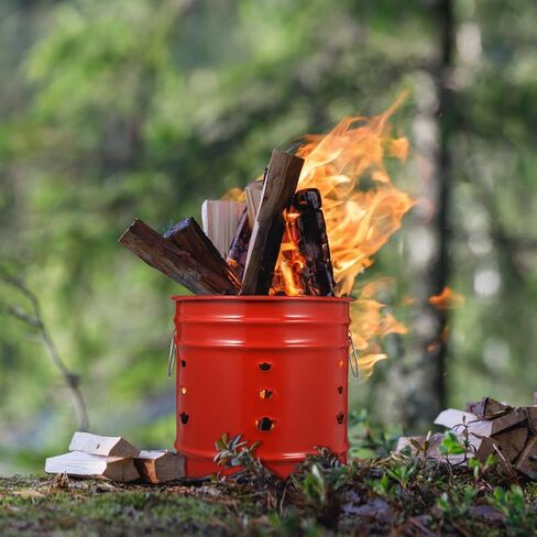 angoily 1pc العصي المحرقة yuanbao و Cage Funeral Log Documents Ash Bin Park Patio Small for Burner Furris Debris stray with paper smortical in Saudi Arabia