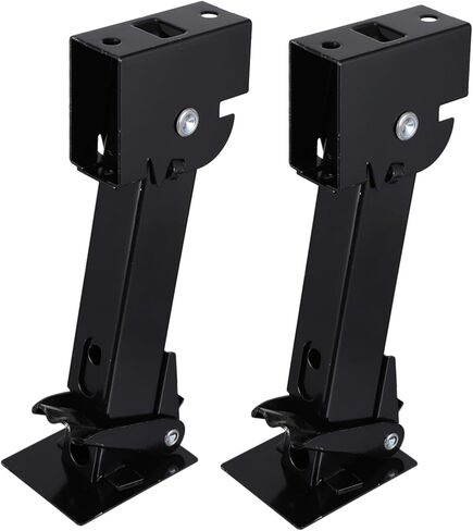 2pcs أداة دعم مقطورة مثبتة العربة الثقيلة من أجل RV و Travel Trailer سهلة تشغيل جاك لإصلاح السيارات الآمن ومواقف السيارات in Saudi Arabia