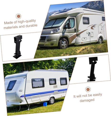 2pcs أداة دعم مقطورة مثبتة العربة الثقيلة من أجل RV و Travel Trailer سهلة تشغيل جاك لإصلاح السيارات الآمن ومواقف السيارات in Saudi Arabia