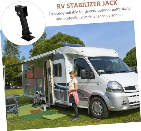 2pcs أداة دعم مقطورة مثبتة العربة الثقيلة من أجل RV و Travel Trailer سهلة تشغيل جاك لإصلاح السيارات الآمن ومواقف السيارات in Saudi Arabia