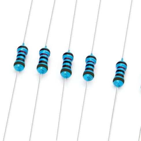 1/4W 30 values Metal Film Resistor assortment Kit 10R-1M Resistor Pack,50 values 1% Set of resistors 1R-10M DIY Assorted Kit(500pcs-Without box) in Saudi Arabia