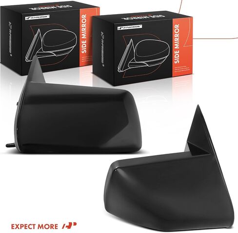 A-Premium Pair (2) مرآة سائق ومسافر-متوافق مع شيفروليه و GMC C1500 K1500 C2500 K2500 C3500 K3500 1988-1999 & Cadillac Escalade 1999-Manual Glass ، غير موم ، غير ملطخ ، in Saudi Arabia