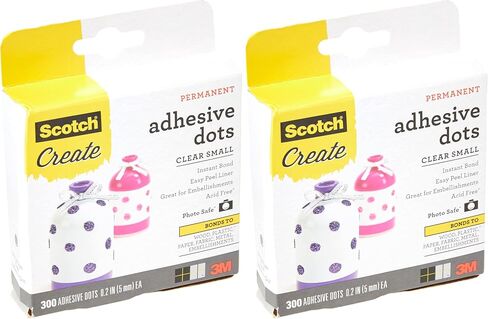 Scotch 010-300S 300/Pack Adhesive Dots, Small in Saudi Arabia