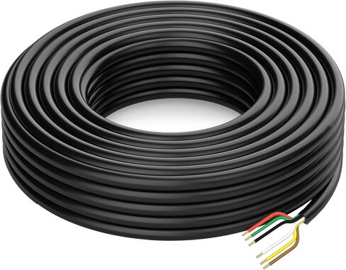 50 قدمًا شاقة 14awg 6 طريق مستدير الأسلاك سلك تسخير مقطورة RV ، 6 كابل توصيل PVC RV مرنة بشكل فردي. in Kuwait