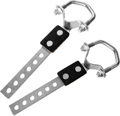 2 Pcs Exhaust Hangers Heavy Duty Muffler Hanger Universal Exhaust Pipe Hanger Swivel Tail Pipe Muffler Hanger Bracket(OE Style) in Kuwait