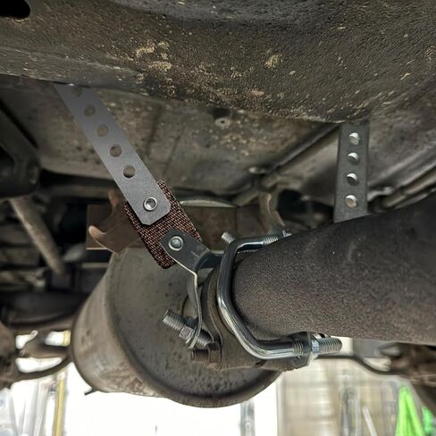2 Pcs Exhaust Hangers Heavy Duty Muffler Hanger Universal Exhaust Pipe Hanger Swivel Tail Pipe Muffler Hanger Bracket(OE Style) in Kuwait