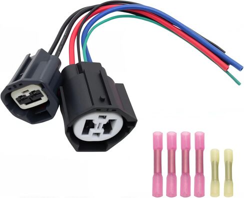 Cooling Fan Control Control Control Module Module Connector Pigtair Wiring Harness Close التوافق مع Ford F-150 Focus Fusion Escape Taurus Lincoln MKZ MKX Mercury Milan application for 9U2Z14S411LB WPT-1361 in Kuwait