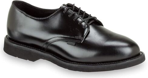 Thorogood Uniform Classics Oxford Black Dress Shoes للنساء اللواتي يضم الجلود العالية ، وسد قدم مريح ، ونعل خارجي مقاوم للانزلاق ؛ التوت متوافق in Saudi Arabia