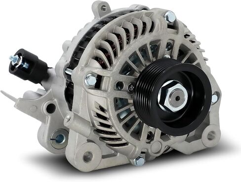 Alternator 12V 80Amp Compatible with Honda Civic 2006 2007 2008 2009 2010 2011 L4 1.8L, CW 7-Groove Pulley, Replace# 11176N, 31100RNAA01, 31100RNAA012M2 in Saudi Arabia