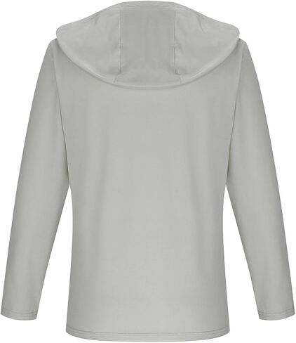 Unisex Kids UPF 50+ Hoodie with Face Mask Ice Silk Long Sleeve Rash Guard Swim Tops Cooling Hiking Shirts 4-15 Years in Saudi Arabia