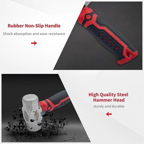 Ball Peen Hammer, 13oz Small Ball Peen Hammer, Stubby Hammer Small Hammer Tool, Hammer for Jewelry Making, Ideal for Home, Auto Repair, Carpentry and Crafting in Kuwait